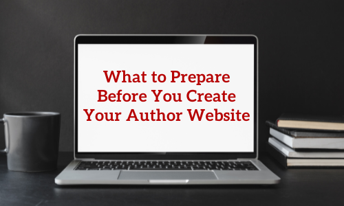what to prepare before you create your author website blog cover